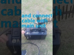 Drone militaire portable à brouilleur directionnel utilisé par une seule personne